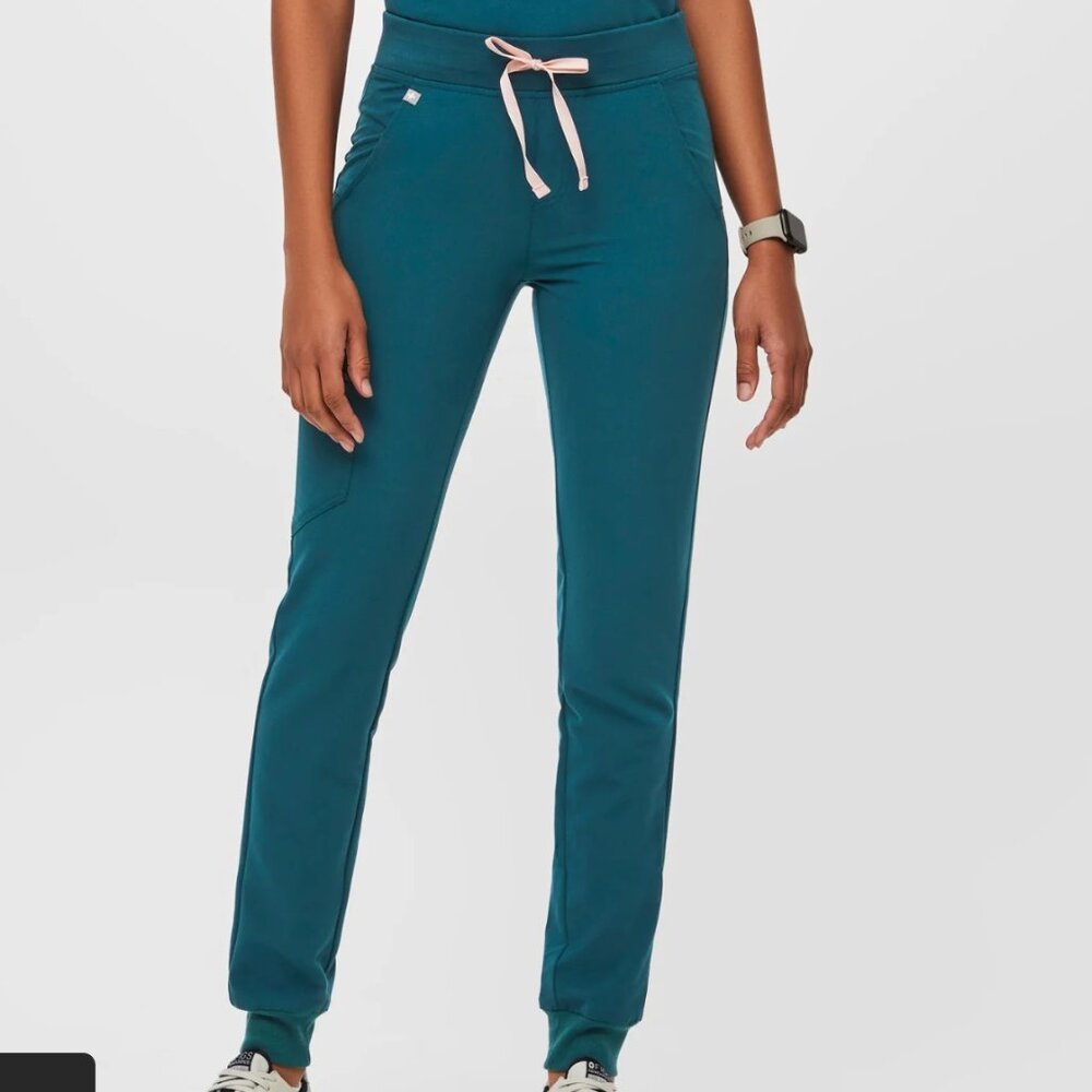 Figs women's Caribbean Blue Zamora Jogger Scrub Pants XS